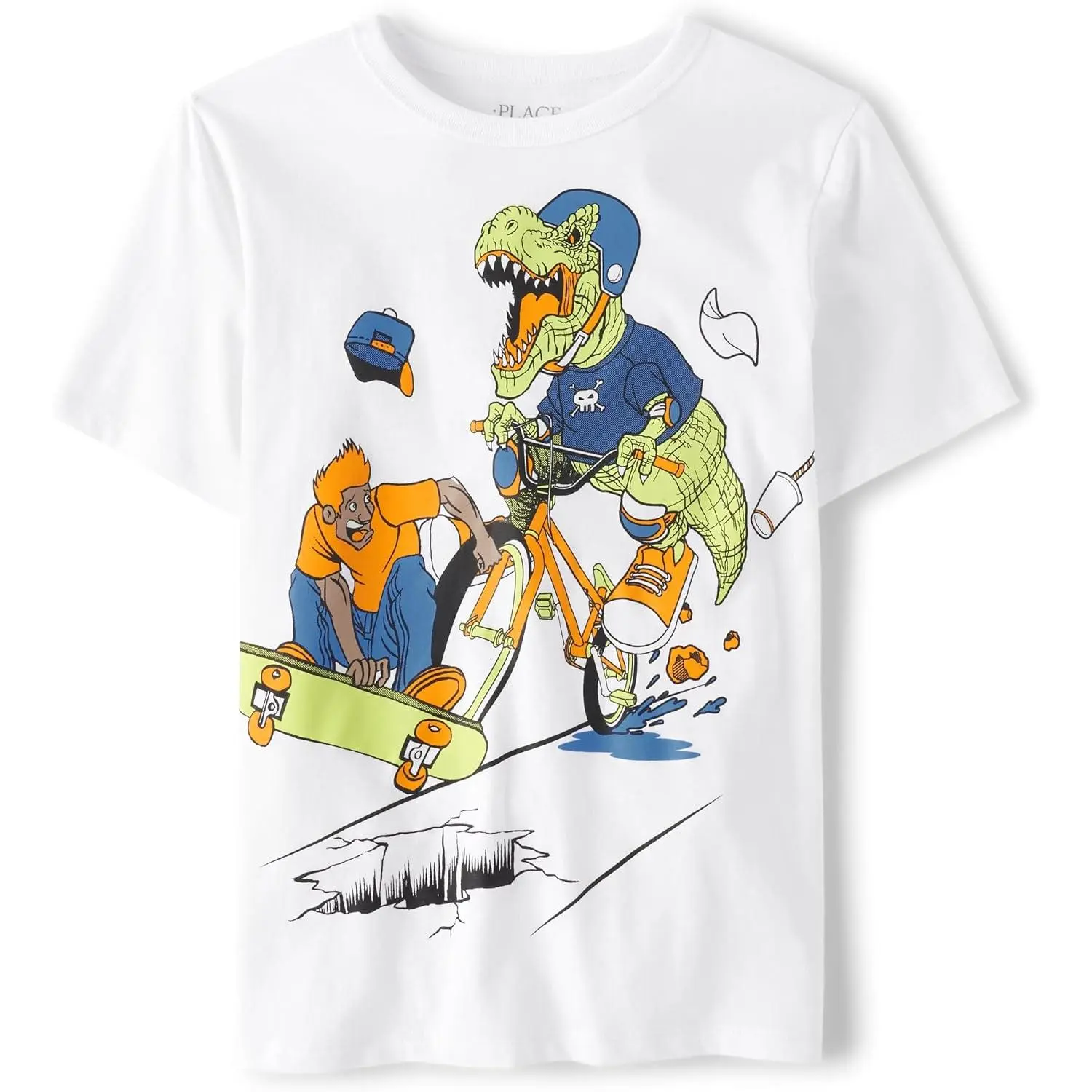 The Children's Place Boys' Dino Short Sleeve Graphic T-Shirts