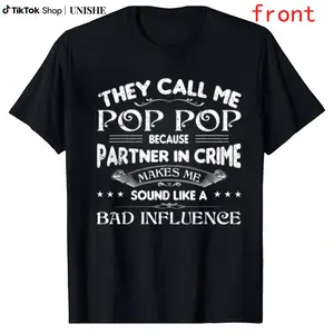 Cotton Pop Pop Dad Shirt – Unisex Tee Perfect for Valentine’s and Father’s Day