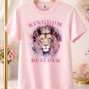 Kingdom Builder T-Shirt Comfort Colors - Soft and Durable Design for Everyday Wear