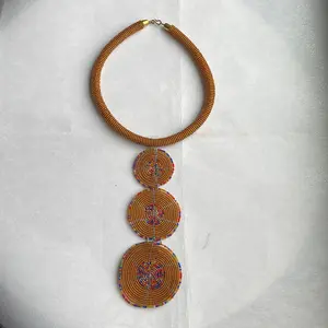 Maasai long necklaces