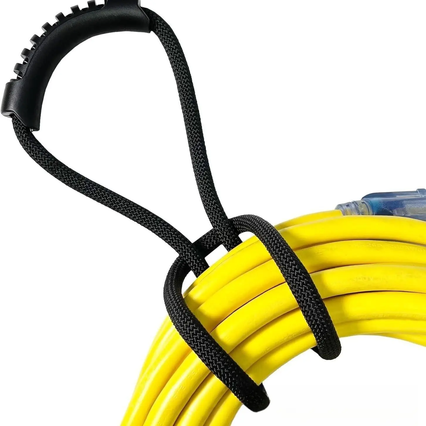 Space-Saving Hose Organizer Set with Handle, Spring Rope and Soft Tube Holder, Home Garage Boat RV Summer Gift Essential