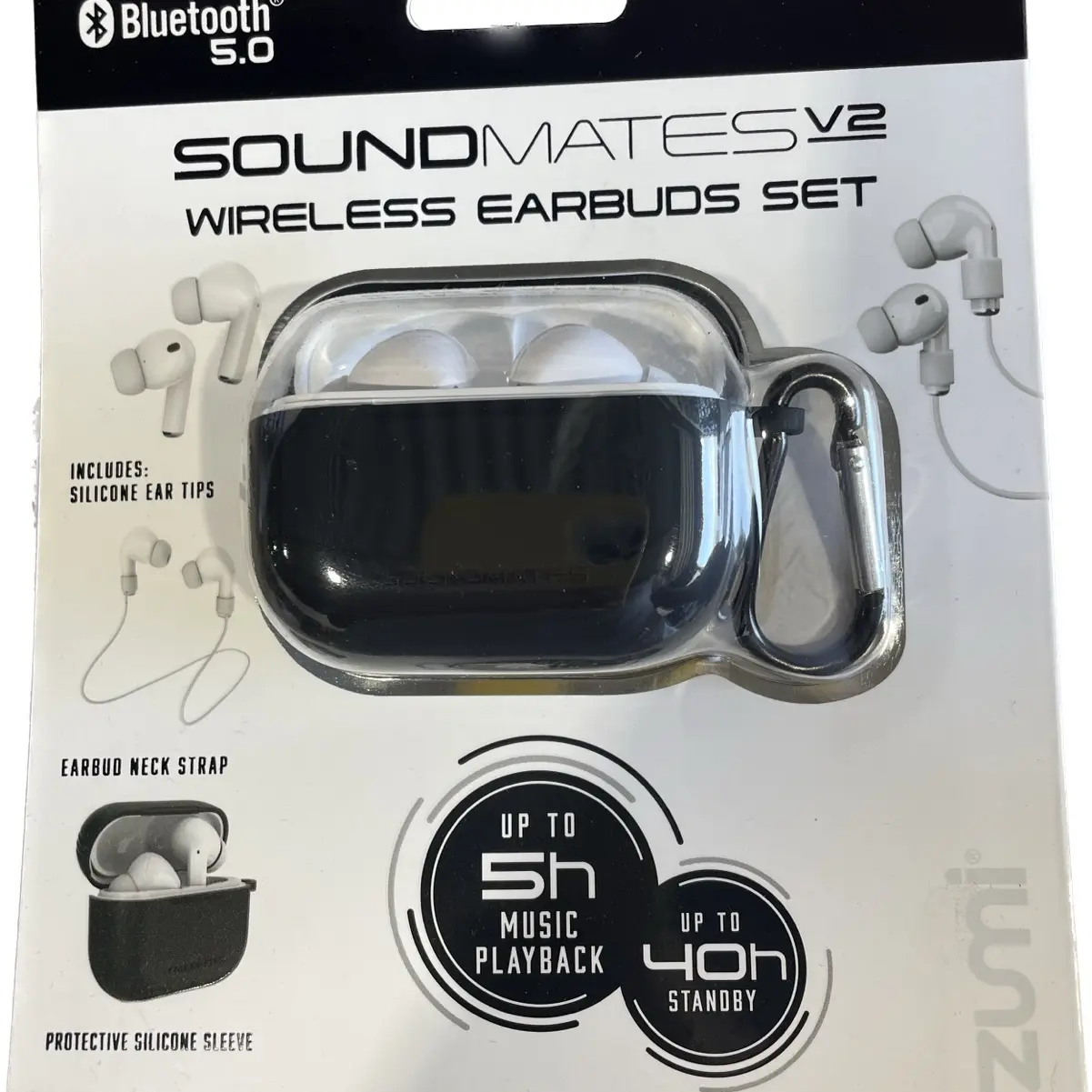 Tzumi Sound Mates V2 Wireless  Stereo Earbuds Set