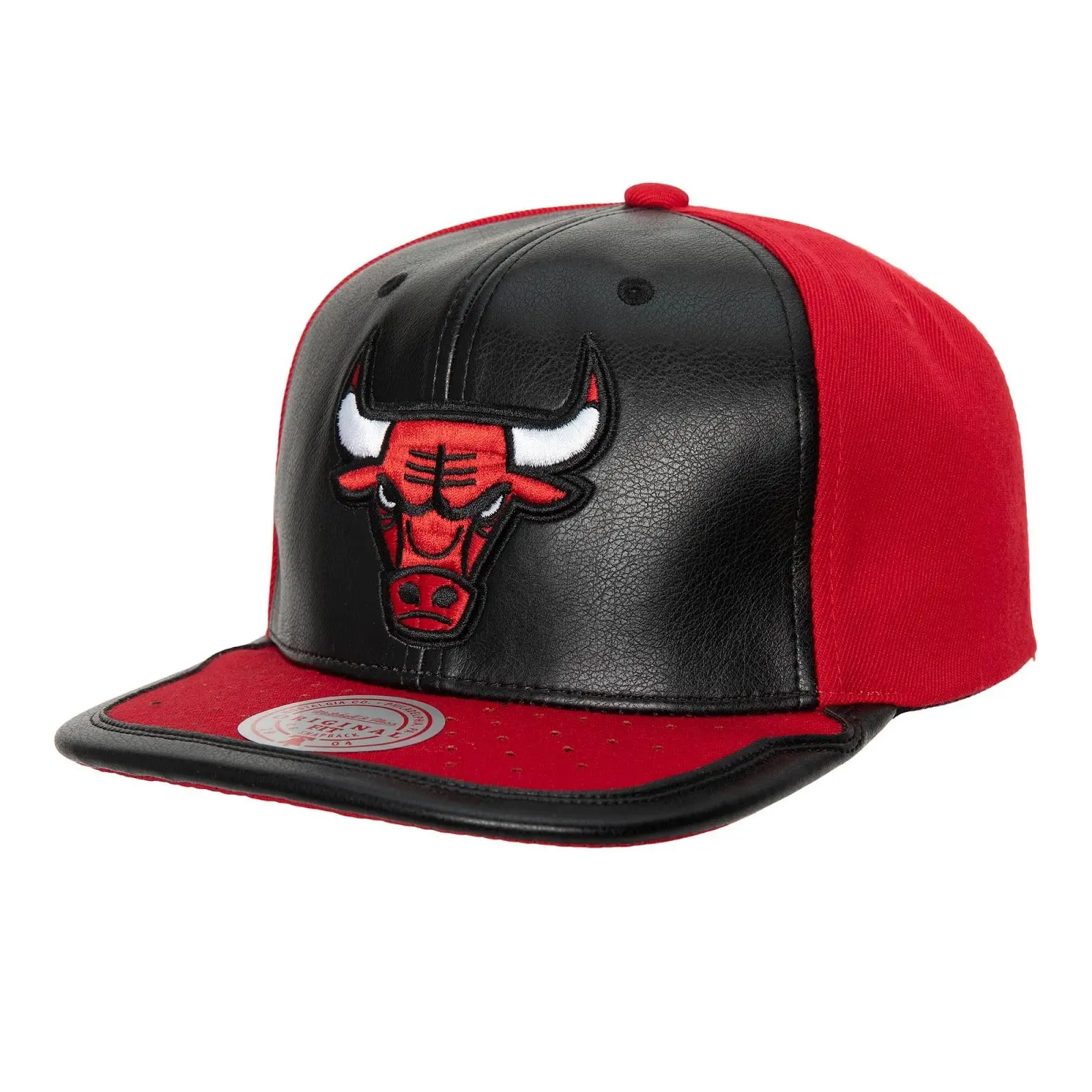 Chicago Bulls Gray Day One Snapback Hat NBA Throwback Cap Adjustable Fan Gear Mitchell & Ness
