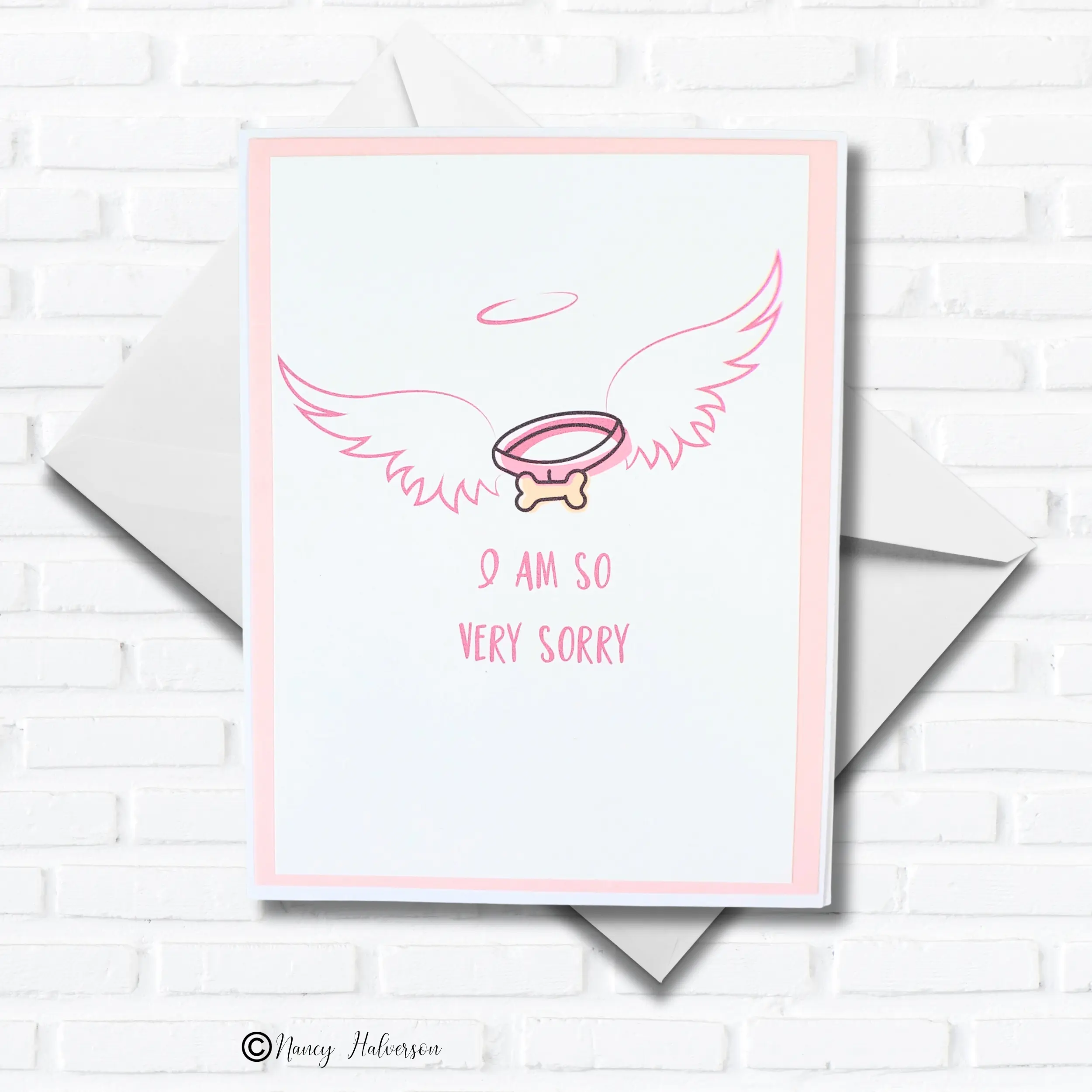 Pet Loss Card, Dog Sympathy Card, Card for Loss of Dog, Dog Bereavement Card, Dog Condolence Card