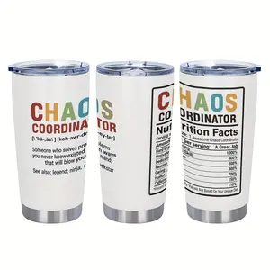 Thank You Gifts For Women, Boss, Coworker, Manager, Office, Nurse, Employee Appreciation - Chaos Coordinator Gifts - Administrative Professional Day Gift, Teacher Appreciation Gift - 20 Oz Tumbler, Best Gift