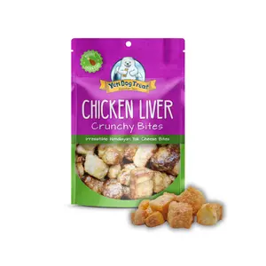 Yeti Dog Treats Chicken Liver Crunchy Bites - Irresistible Himalayan Yak Cheese Bites for Dogs - Training & Reward Treats