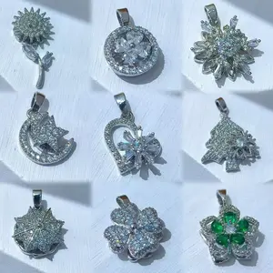 Kiki--A23--Luxury Color Keeping Spinning Pendant