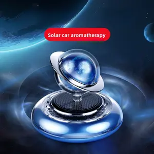 Solar-Powered Planet Car Perfume Diffuser, Automatic Rotation, High-End Scent, Interior Air Freshener for Men and Women