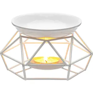 Wax Oil Burner Metal| Oil Wax Melt Burner| Canlde Tealight Holder| Scented Diffuser| Spiriual Gifts for Home Decoration