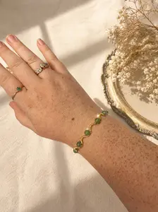 Adventurine Squiggle Bracelet