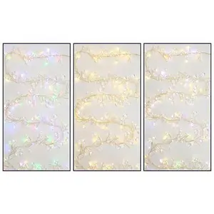 August & Leo Crystal Beaded String Lights Set of 3