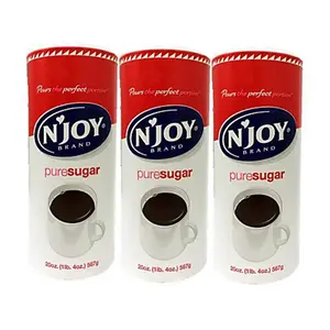 Njoy  20 oz Canister, Pure Sugar Cane - 3 Per Pack