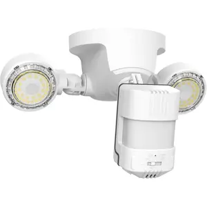 Upgraded 25W Motion Sensor Outdoor Flood Lights, 3000LM 5000K Dusk to Dawn Security Light, 4 Modes 320 °   Wide Angle Super Bright Illumination for Garage Yard Patio, Wired Not Solar