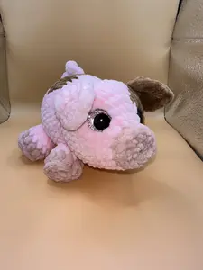 Hand Crocheted Muddy Pig