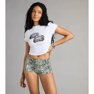 Venomous Vibes Snakeskin Shorts