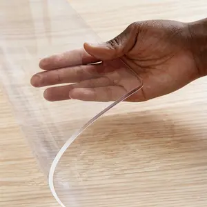 ZUINJIAJU 2.0mm Heavy-Duty Clear PVC Table Mat, Waterproof Oil-Proof Heat-Resistant Scratch-Proof Tear-Resistant Long-Lasting Protector for Home Restaurant Cafe #tiktokshop