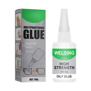 Multi-functional waterproof transparent ceramic adhesive (50g), quick-drying adhesive for glass and wood, universal adhesive.