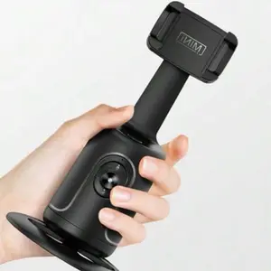 MIMI Tripod with Automatic Facial Tracking No App Needed 360° Rotating Stand for Body & Smartphone Smart Filming Support Ideal for Vlogs Live Videos Rechargeable Phone