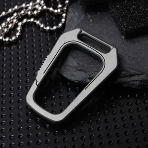 Titanium Alloy Car Keychain, Portable and Elegant Design, Durable and Lightweight, Perfect Gift for Drivers, Stylish Accessory for Keys