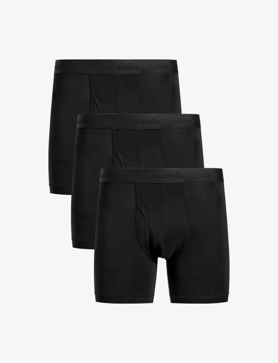 Essential Modal Relaxed Boxer Brief with Fly 3-Pack
