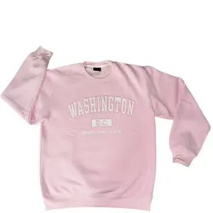 Washington DC Pink Crewneck Sweatshirt for Men and Women - Sweater