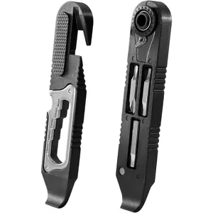 16-in-1 Bike Multitool Kit - Portable Bicycle Repair Tool Set with Mini Ratchet Wrench, Tire Levers, Cone Wrenches & File Blade for MTB & Road Bikes