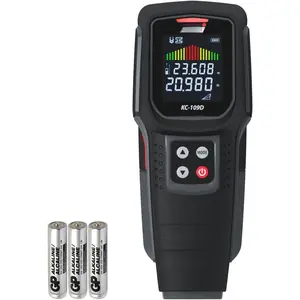 Stud Finder Wall Scanner - 5 in 1  Stud Detector with Microprocessor Chip and  LCD Display & Audible , for the Center and Edge of  AC Wire Metal Studs Joist Pipe