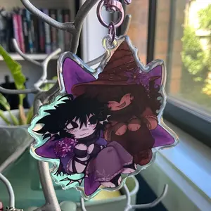 Purple Tone Design Forsaken Azuretime Acrylic Keychain