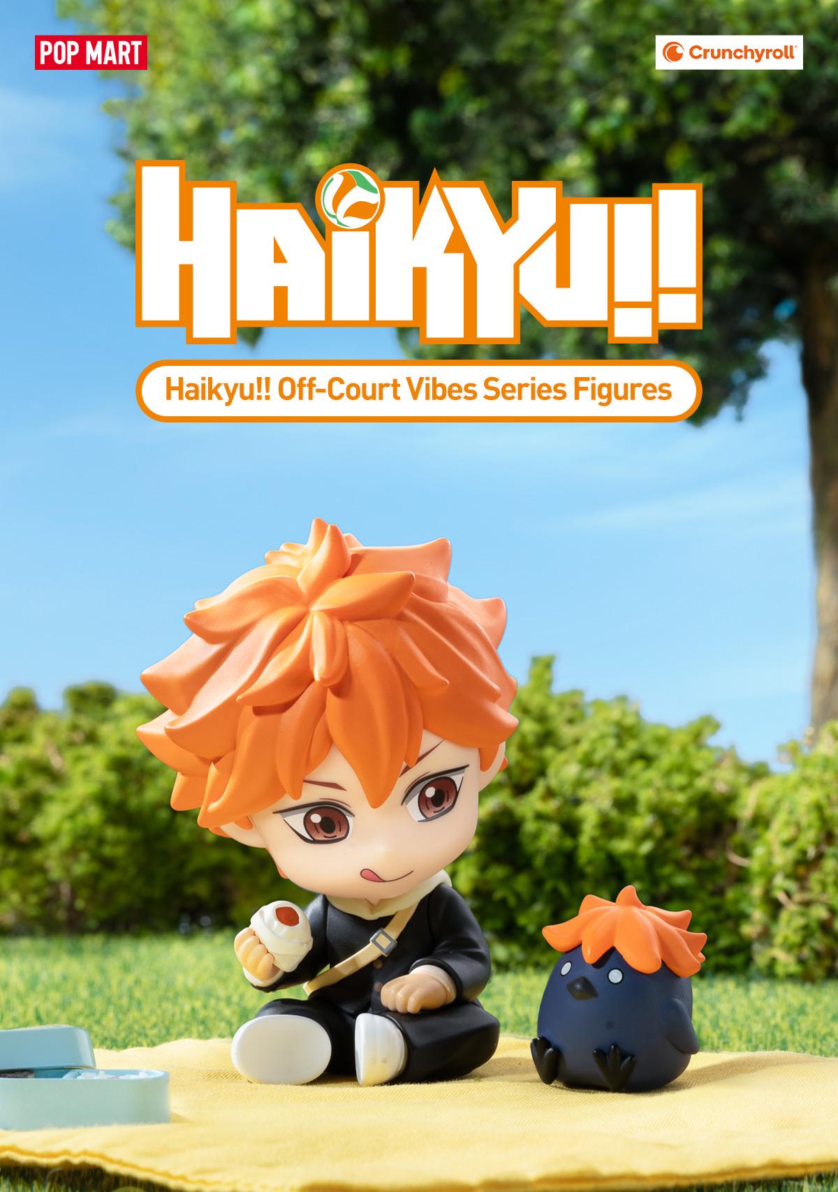 POP MART Haikyu!! Off-Court Vibes Series Figures Blind Box Collectible Mystery Gift