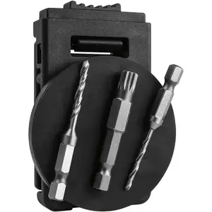 Magnetic tool clamp belt clamp, 66mm heavy magnetic belt clamp lock, clamp belt magnet tool holster, suitable for screw drill hammer wrench, Heavy Duty, Hardware