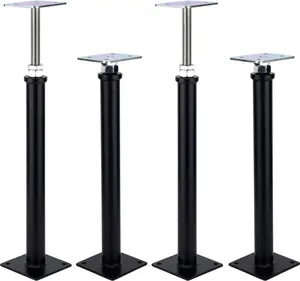 4-Pack Adjustment Floor Jack  Floor Jack Lift Supports 16.5-20.5 Inch Adjustable House Jack,Adjust Supports,Lift Supports,Mini Screw Jack, Floor Straightener,Level Supports
