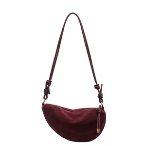 Shoulder Bag for Women  Single Crossbody Bags Underarm Dumpling Sweet Bags