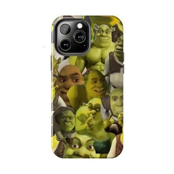 Shrek Collage Phone Case , iPhone 17 16 15 14 13 12 11 X 8 7 Pro Max/Pro/Mini, SAMSUNG GALAXY 21 S22 S23 S24 25 26 ULTRA PLUS Shockproof Anti-Drop Protective Cases