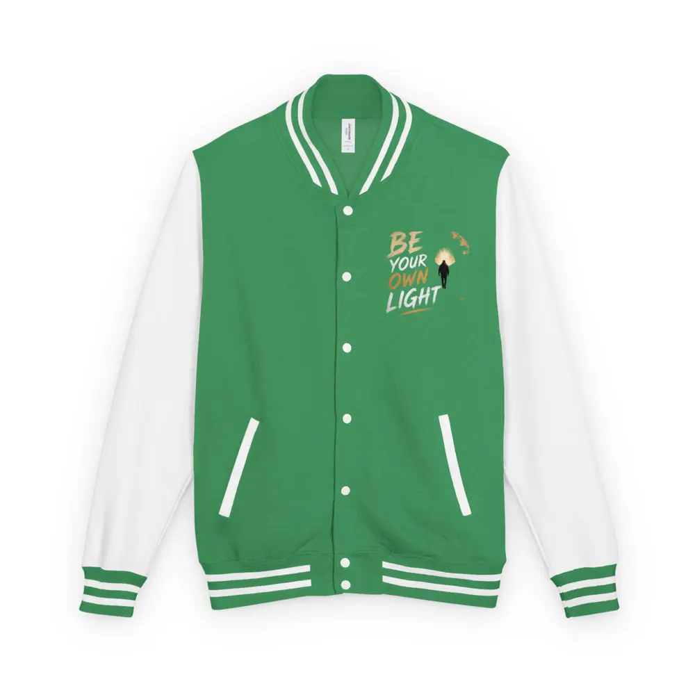 Heavyweight letterman jacket