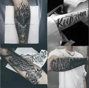 Heading to a festival or beach trip? This herbal juice tattoo stays bold for 7 days – waterproof, smudge‑proof, and shower‑proof. One sticker, one whole week of ink.