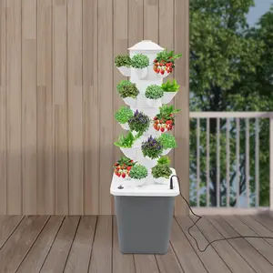 5 -Tiers Hydroponic Growing Kit, 25-Pod Hydroponic Mechanism, Home Gardening Mechanism  100-240V