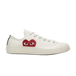 Comme des Garçons Play x Converse Chuck 70 Low 'Milk'