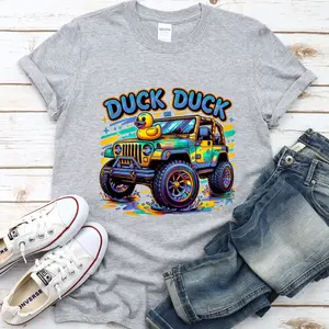 Duck Duck Car Shirt, Funny Car Sweatshirt, Car T-Shirt, Car Tshirt, Jeep Girl Shirt Casual Cotton Fabric Fit Fabric Fit