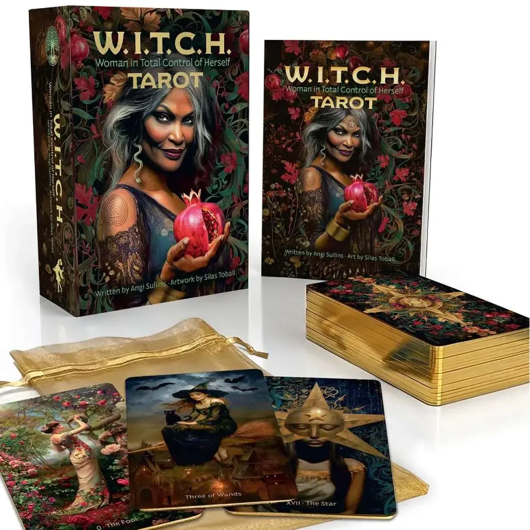 W.I.T.C.H. Tarot by Angi Sullins & Silas Toball — Woman In Total Control of Herself, 78-Card Feminine Empowerment Deck