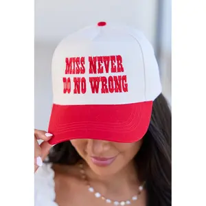 Miss Never Do No Wrong Trucker Hat
