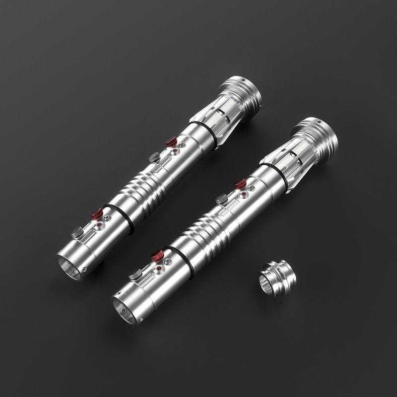 Darth Maul Xenopixel v3 Lightsaber Double Blades Light Saber with 2 Handles for Dual-Wielding Experience Unique Design Modern Twist on Classic Lightsaber Neopixel App Control sword glow toy