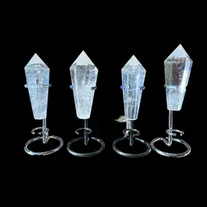 Clear crystal wands