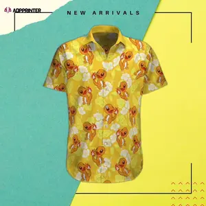 Charmander Pokemon Hawaiian Shirt