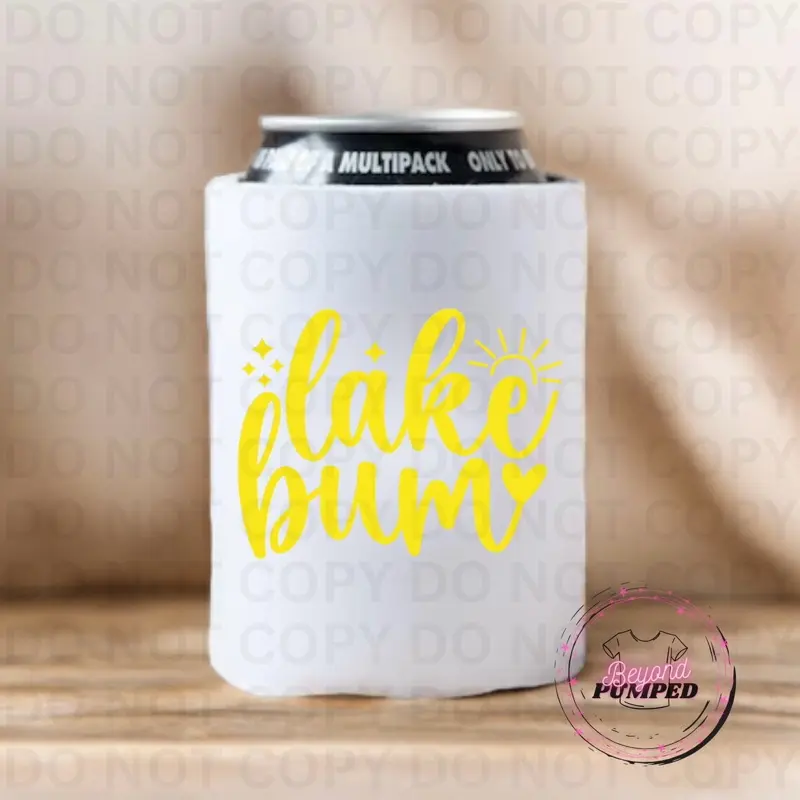 Lake Bum - 12oz Sublimation Can Koozie