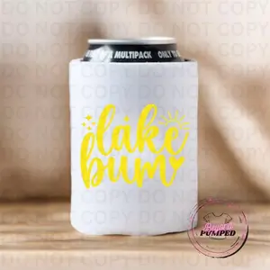 Lake Bum - 12oz Sublimation Can Koozie