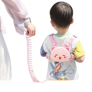 Cute Baby Anti-Lost Backpack, Detachable Safety Leash, Adjustable Safety Harness, Breathable Lightweight Cartoon Toddler Bag, Ideal for Kindergarten & Outdoor Trips