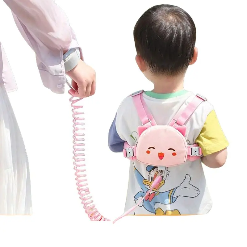 CWS Cute Baby Anti-Lost Backpack, Detachable Safety Leash, Adjustable Safety Belt Harness, Breathable Lightweight Cartoon Toddler Bag, Ideal for Kindergarten & Outdoor Trips