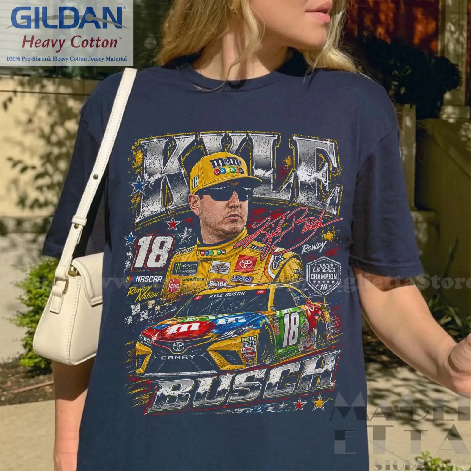 Youth & Adult Kyle Retro Shirt, Rowdy Busch Racing Sweatshirt, Vintage Style Graphic Tee, Stock Car Racing Fan Shirt, Busch Inspired Gift Sweatshirt