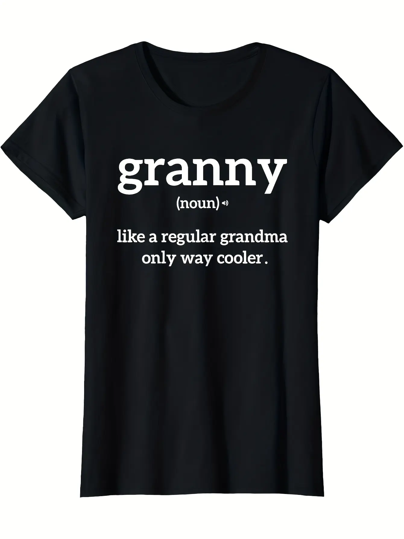 EWH Women'S Humorous Definition of Granny T-Shirt unisex soft cotton short sleeve t shirt, vintage graphic casual tee for men women teens, perfect birthday holiday gift for camping travel gym daily street  wear