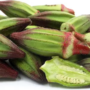 Hill Country Red Okra Seeds Heirloom (Abelmoschus esculentus) – 20+ seeds, Southern Favorite with Rich Flavor